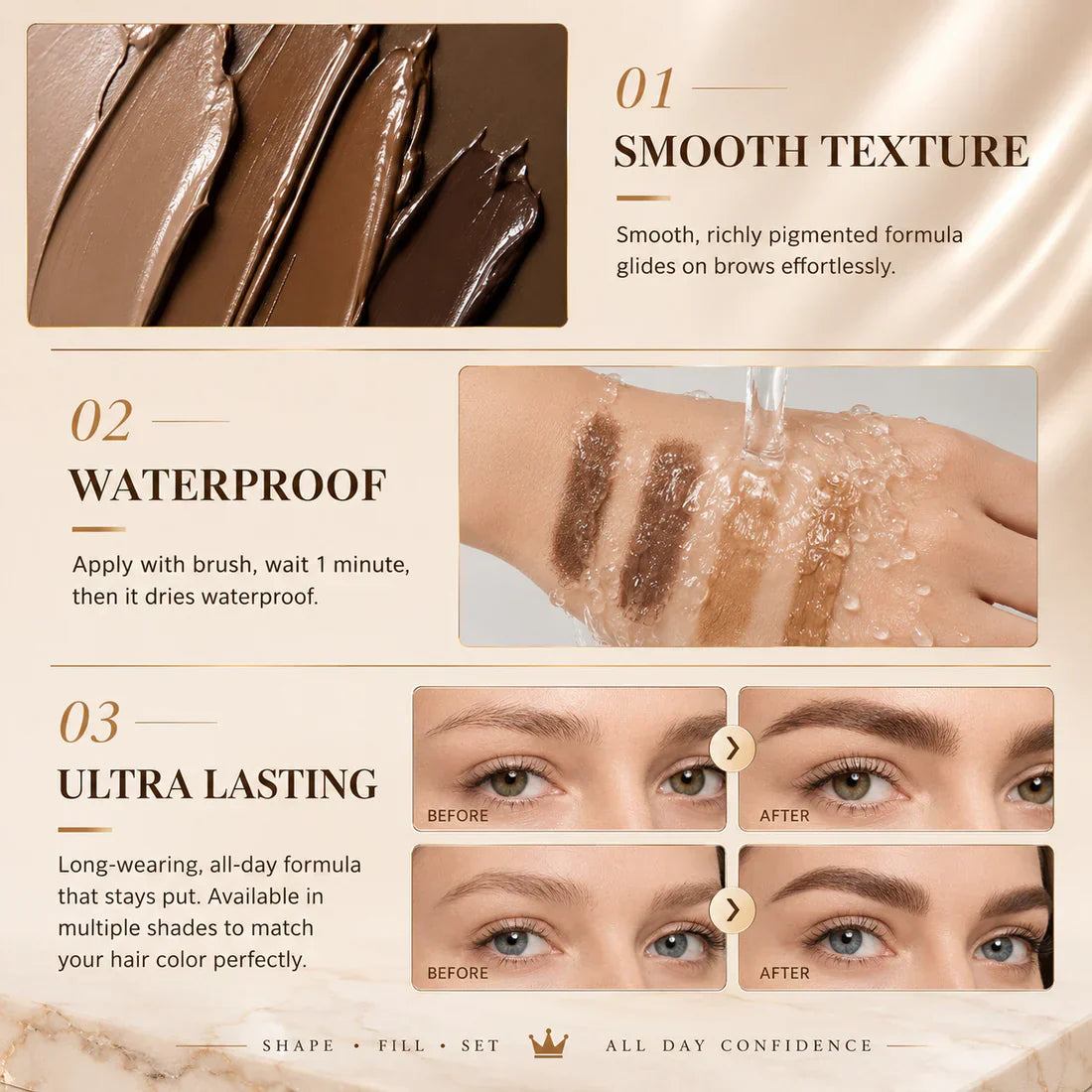Eyebrow kit for home and daily use