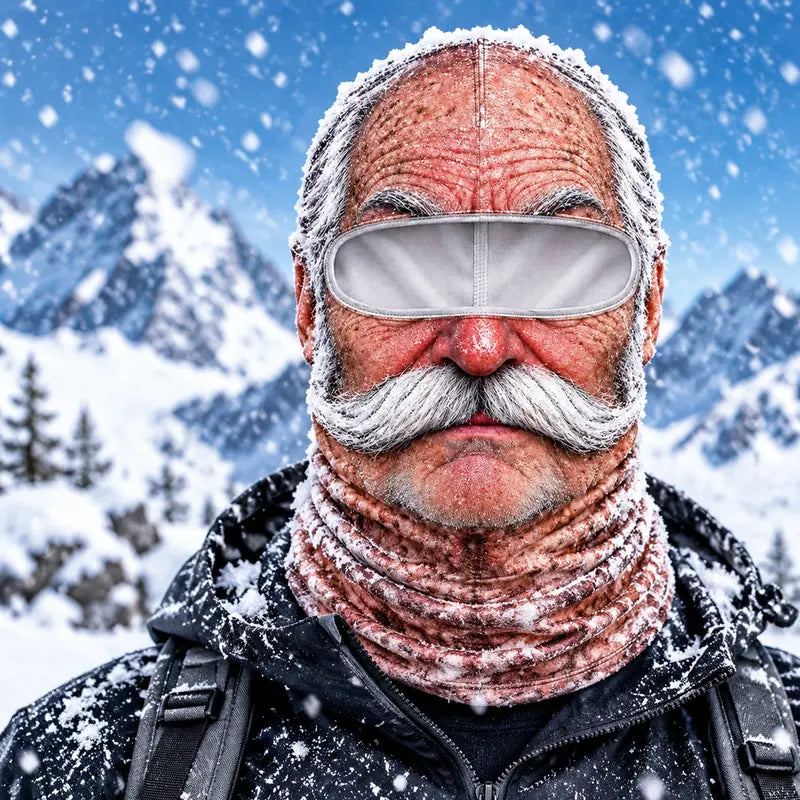 😂【Buy one, get one free】3D Realistic Old Man Face Balaclava | Funny Winter Ski Mask, Hit All Parties