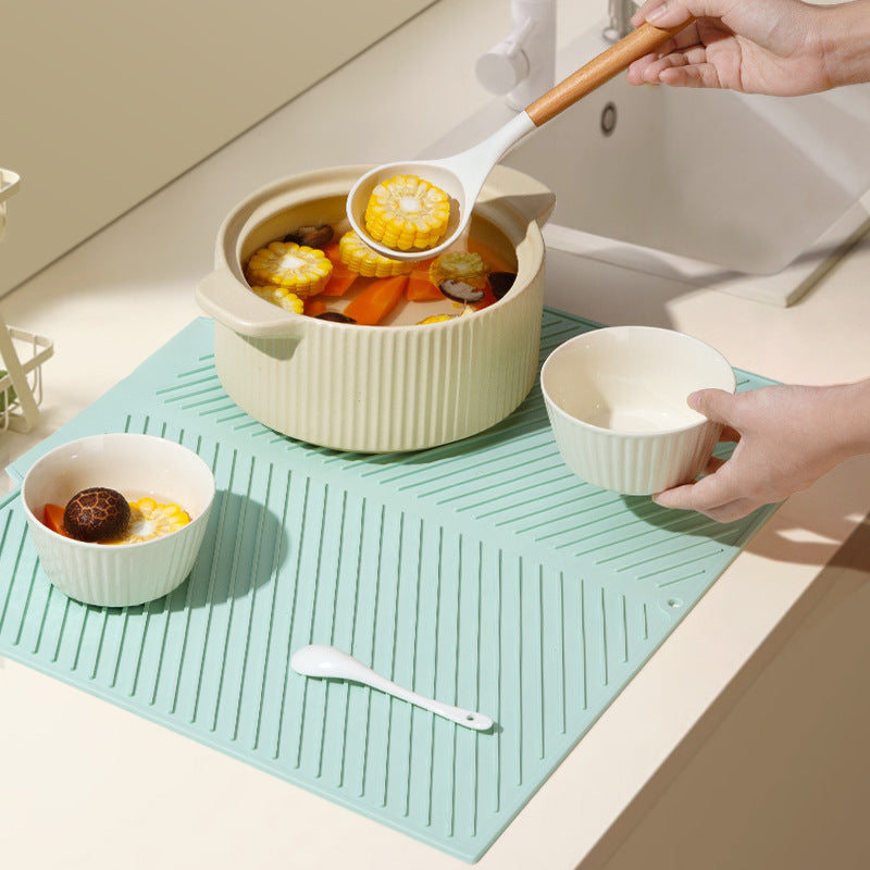 Silicone Drain Pad Non-Slip Heat Insulation Mat