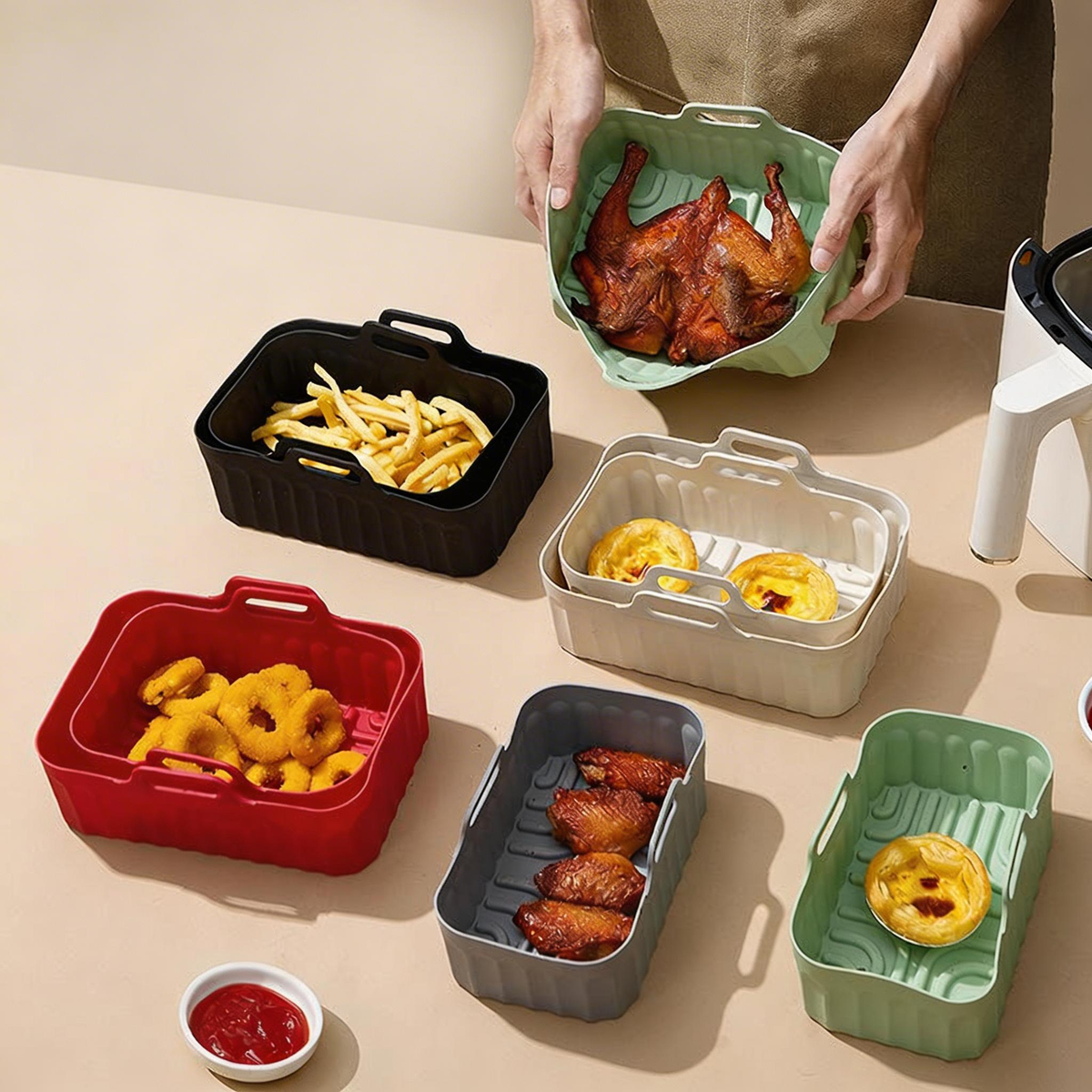 Reusable Silicone Air Fryer Liner