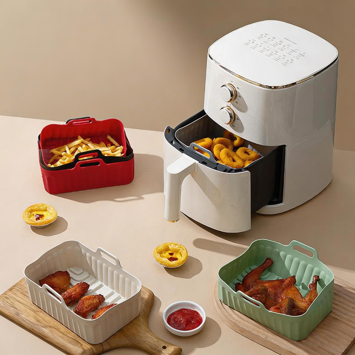 Reusable Silicone Air Fryer Liner
